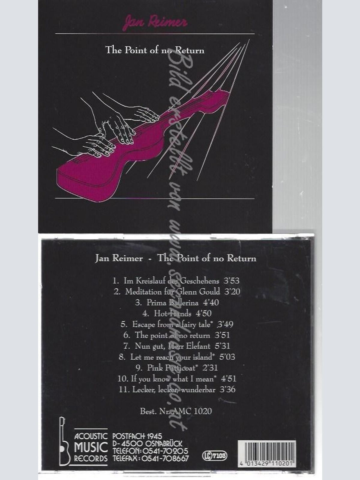 CD--JAN REIMER--    THE POINT OF NO RETURN