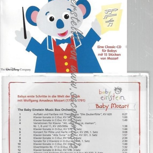 CD--WOLFGANG AMADEUS MOZART--    BABY EINSTEIN. BABY MOZART.