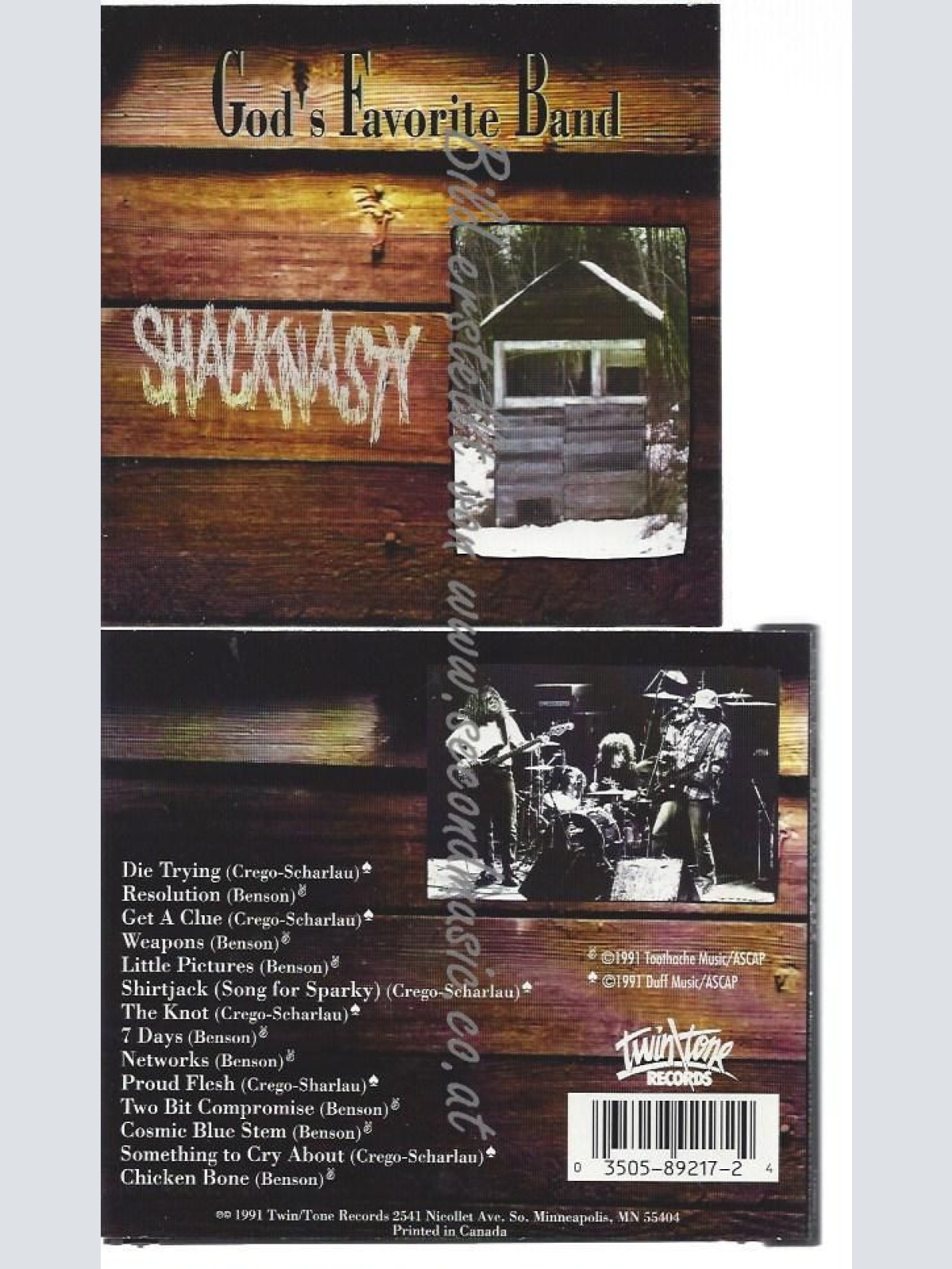 CD--GOD'S FAVORITE BAND--    SHACKNASTY |
