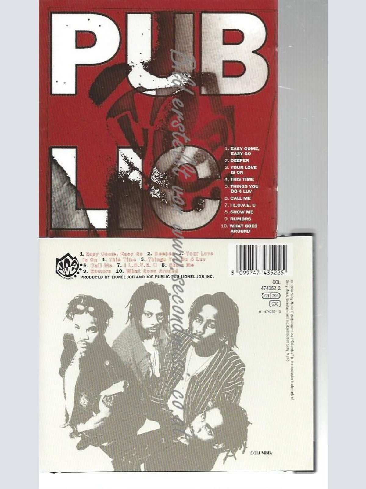 CD--JOE PUBLIC--    EASY COME,EASY GO |