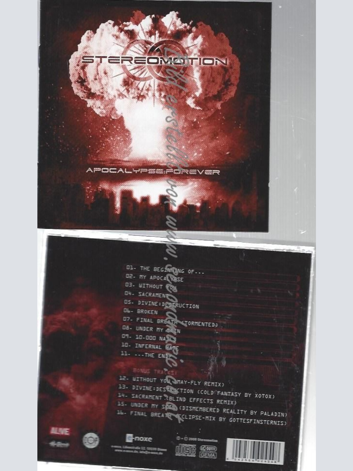 CD--STEREOMOTION--    APOCALYPSE:FOREVER
