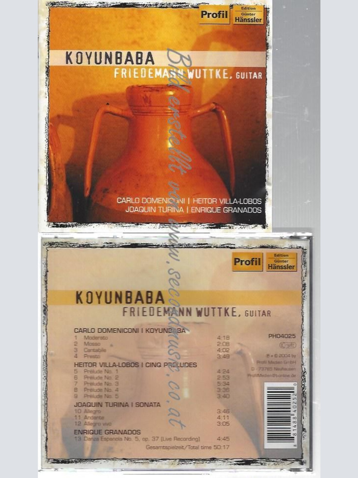 CD--FRIEDEMANN WUTTKE--    GUITAR MUSIC