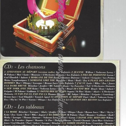 CD--LES ENFOIRES--    LA BOITE À MUSIQUE DES ENFOIRÉS | DOPPEL-CD