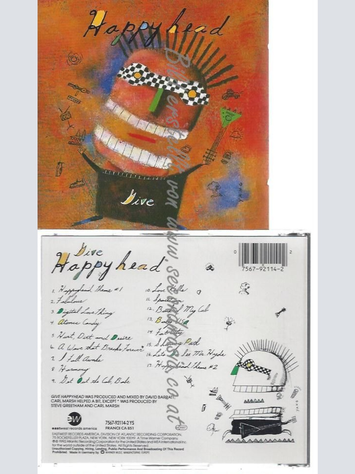 CD--HAPPYHEAD--    GIVE HAPPYHEAD |