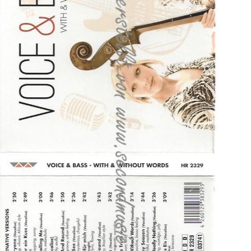CD--VOICE & BASS--    WITH & WITHOUT WORDS