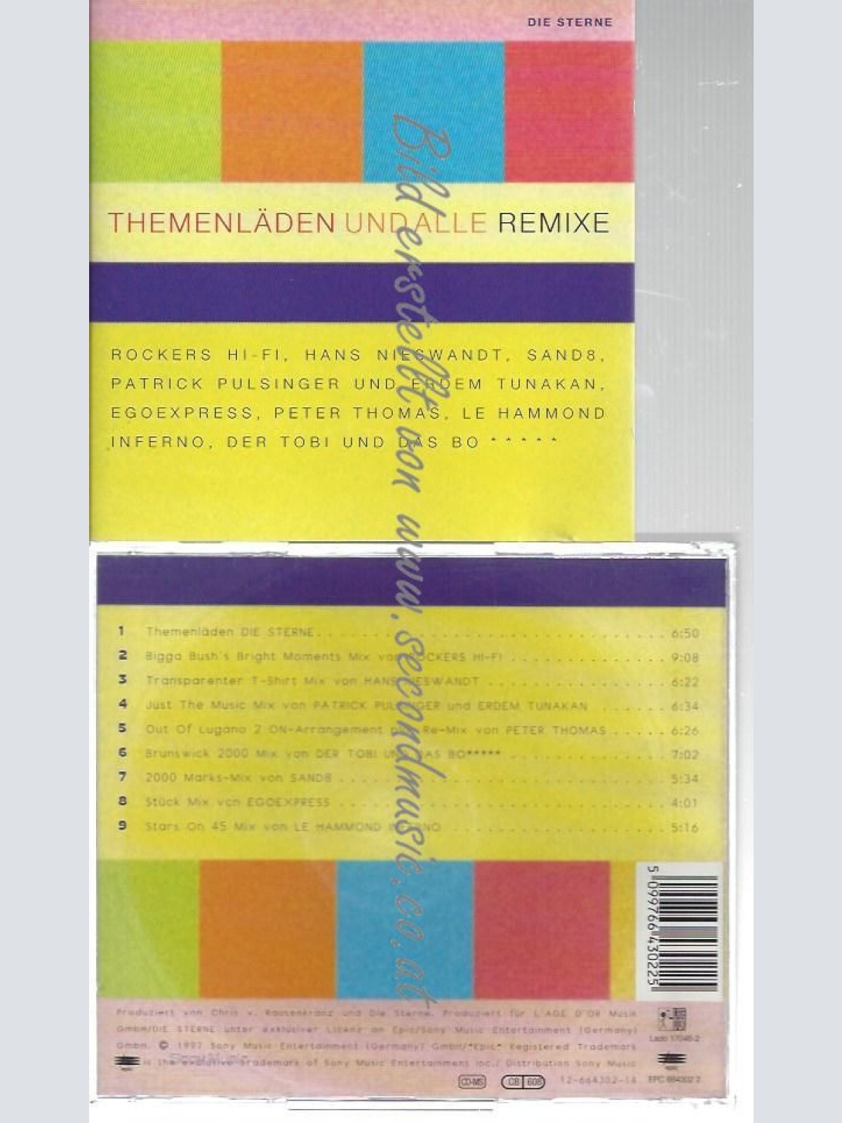 CD--DIE STERNE--    THEMENLÄDEN UND ALLE REMIXE