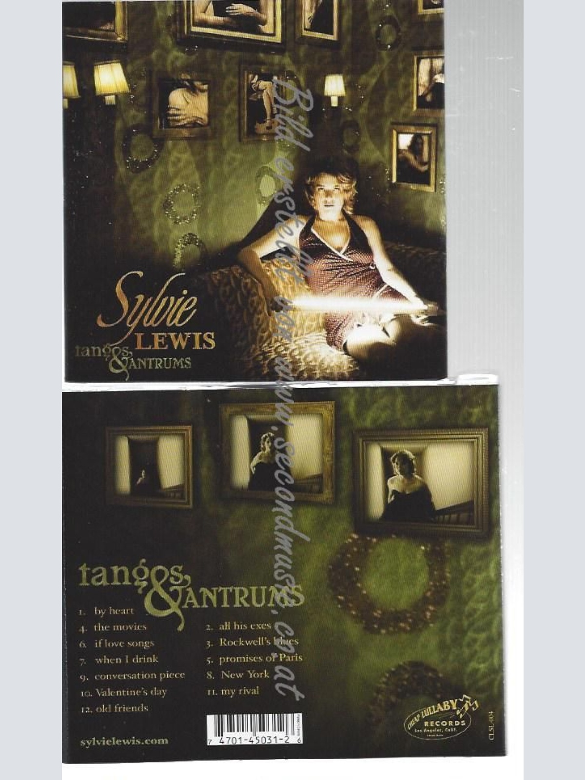 CD--SYLVIE LEWIS--    TANGOS & TANTRUMS |