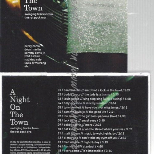 CD-- A NIGHT ON THE TOWN - SWINGING TRACKS FROM THE RAT PACK ERA