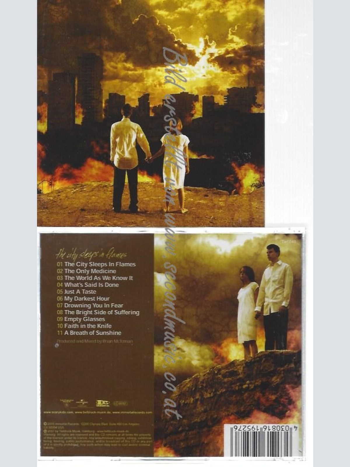 CD--The City Sleeps in Flames  // Scary Kids Scaring Kids