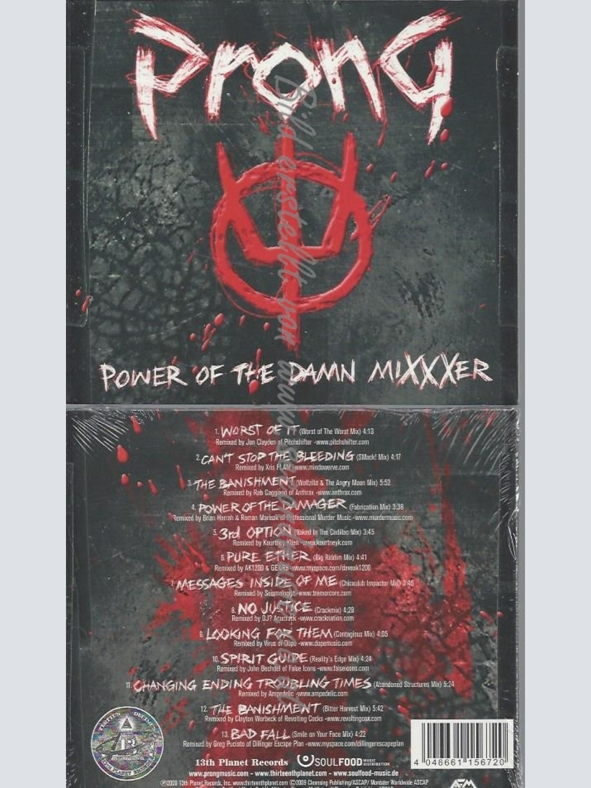 CD--PRONG--POWER OF THE DAMN MIXXXER