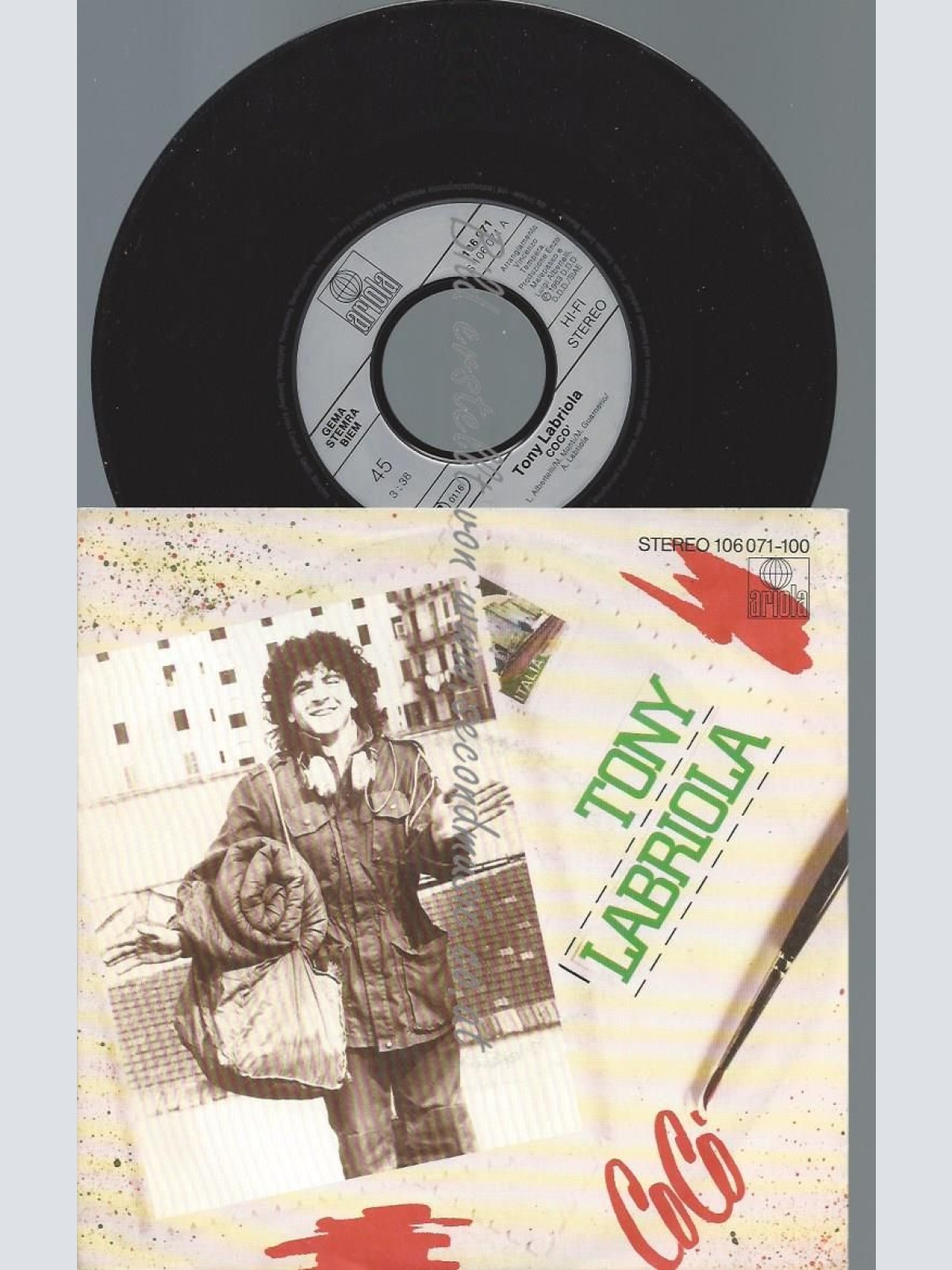 7"  Tony Labriola  Coco