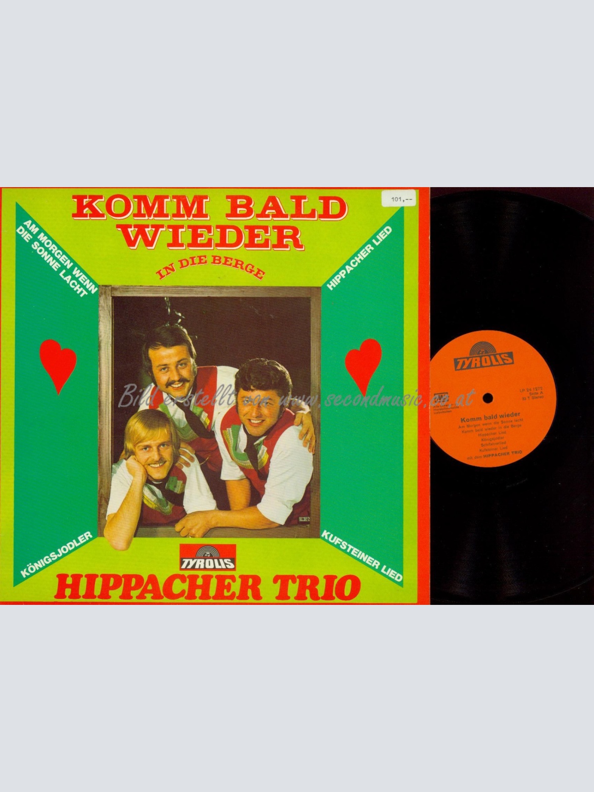 LP--HIPPACHER TRIO KOMM BALD WIEDER