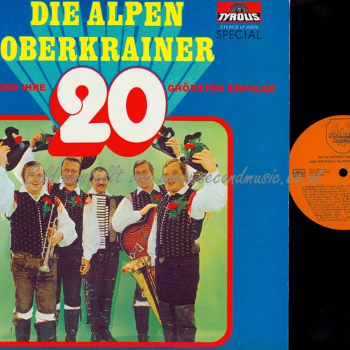 LP--DIE ALPENOBERKRAINER  UND IHRE 20 GRÖSSTEN ERFOLGE