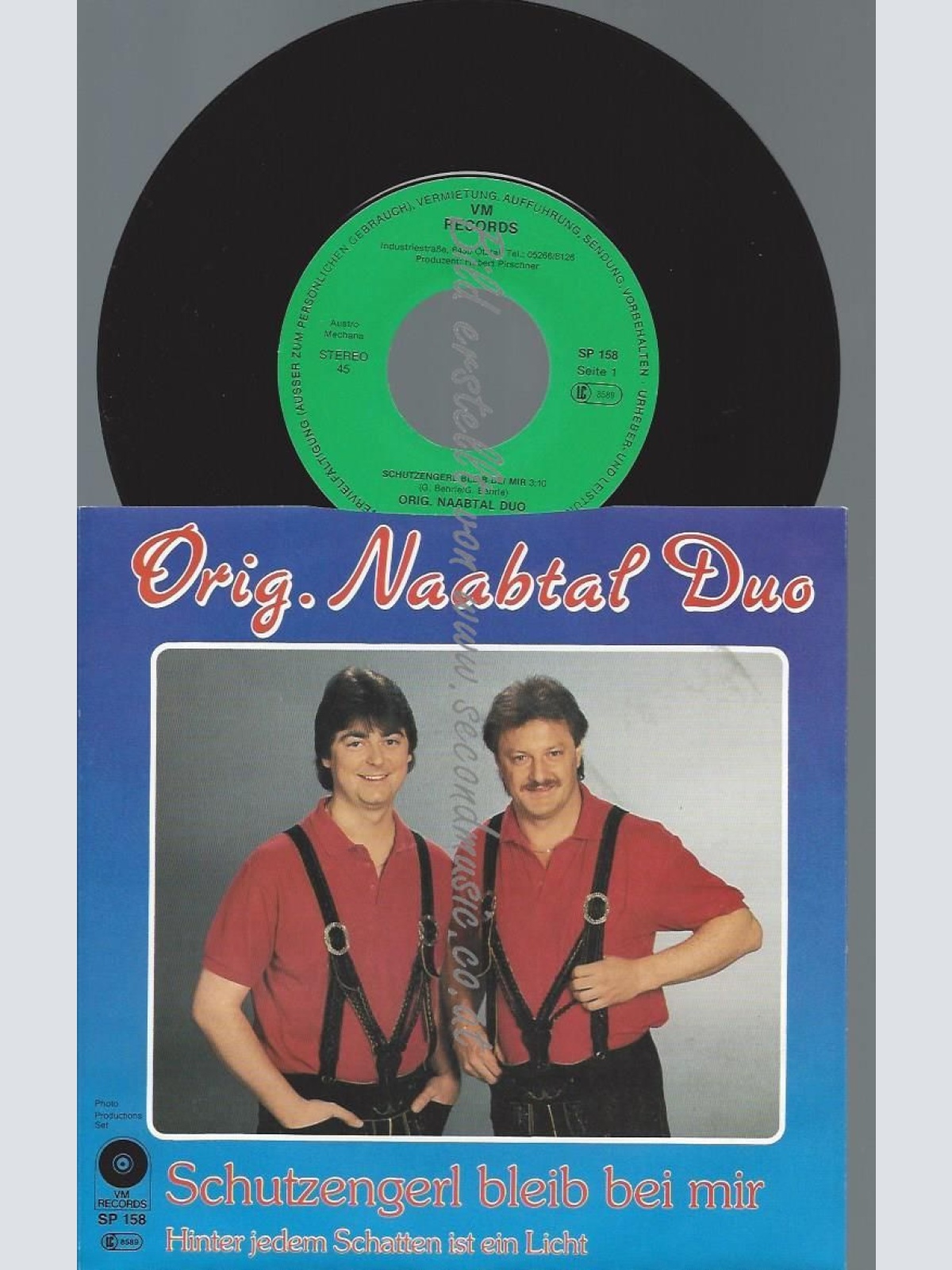 7"   Orig. Naabtal Duo* – Schutzengel, Bleib Bei Mir