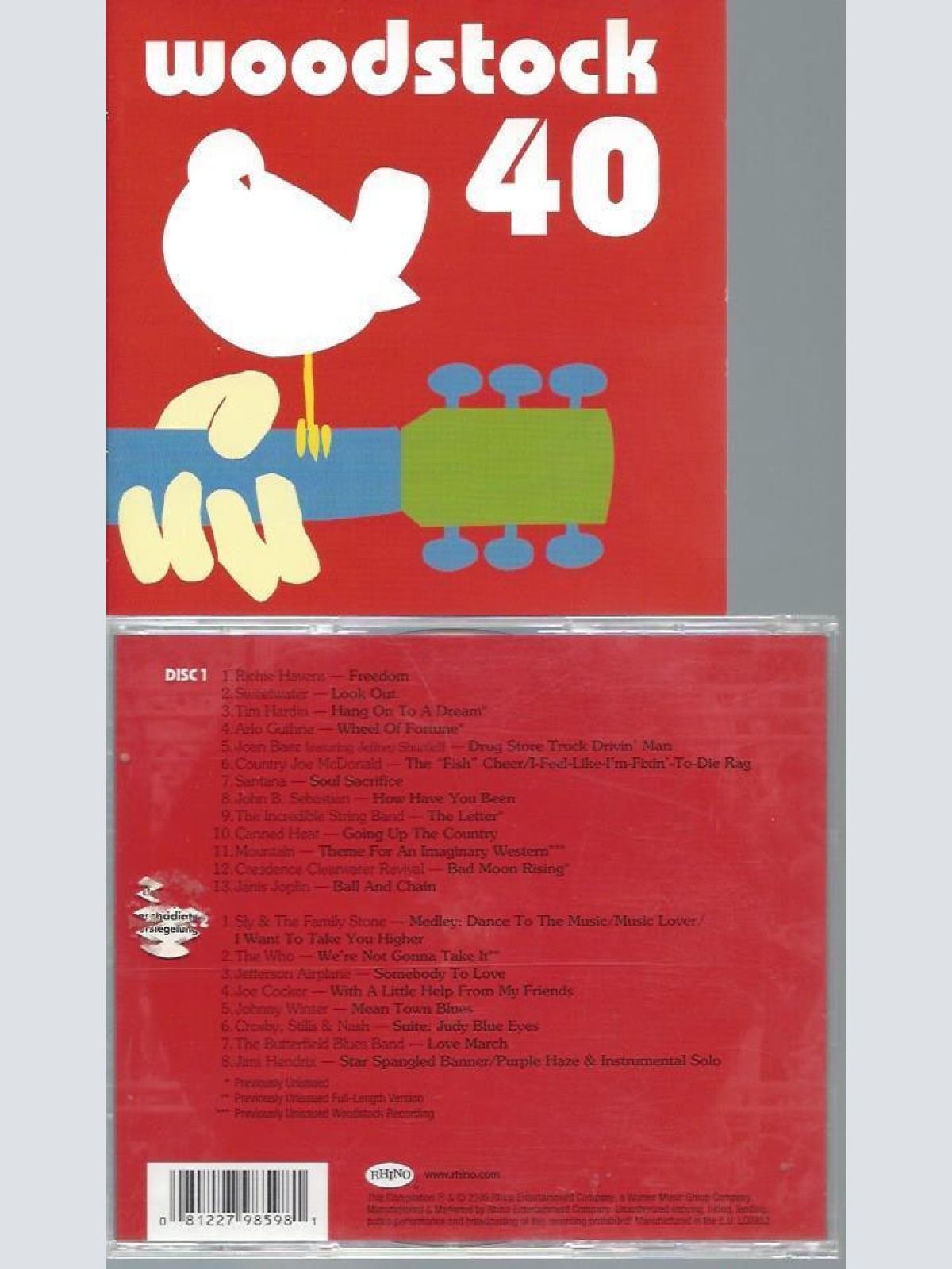CD--WOODSTOCK 40