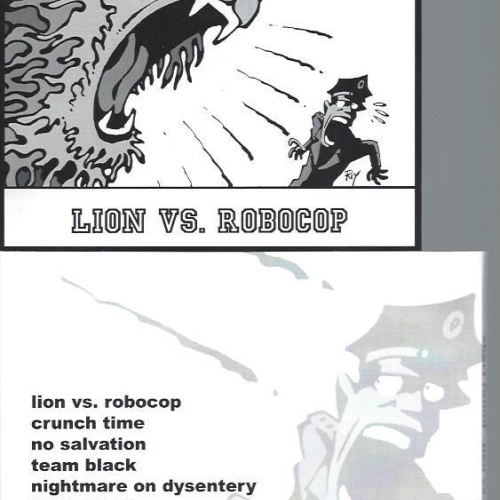 CD-- SHORT ROUND LION VS ROBOCOP