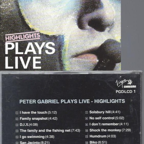 CD-- Peter Gabriel  Plays Live - Highlights // MADE IN CH