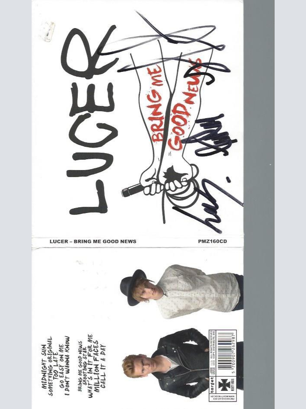 CD-- Lucer  Bring Me Good News  // MIT AUTOGRAMM