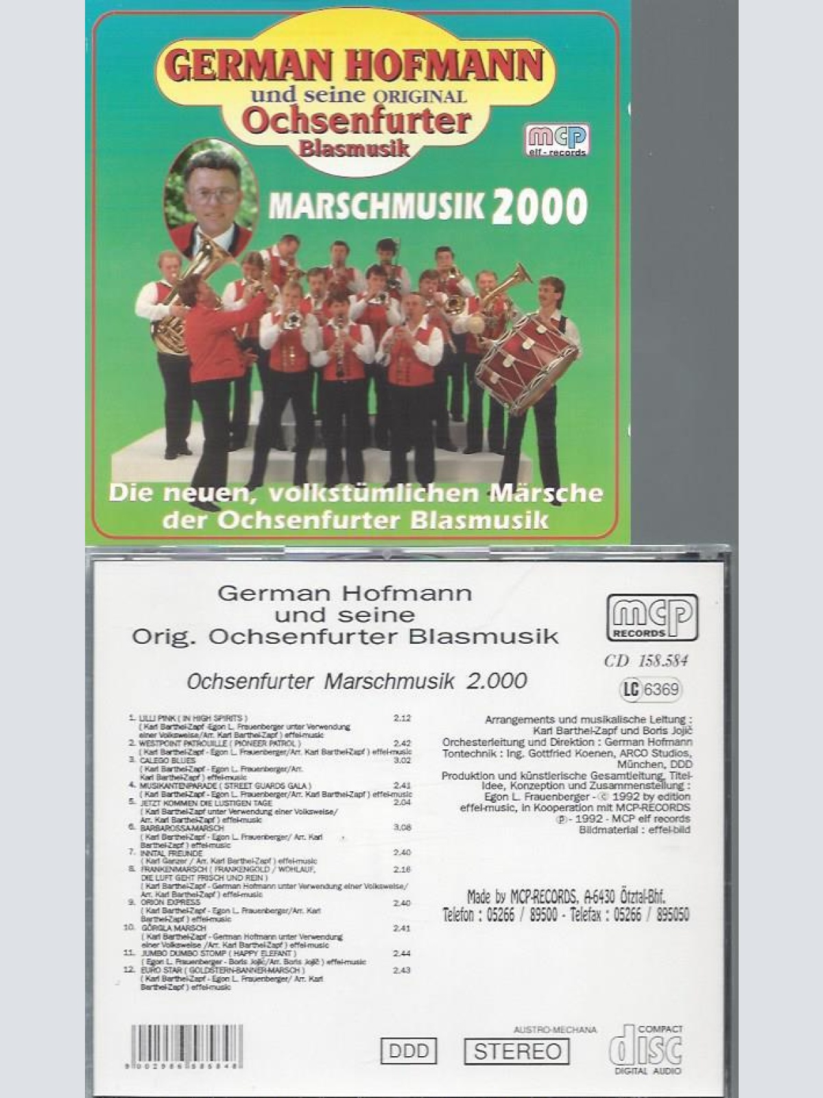 CD--GERMAN HOFMANN MARSCHMUSIK 2000