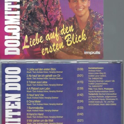 CD--DOLOMITEN DUO LIEBE AUF DEN ERSTEN BLICK