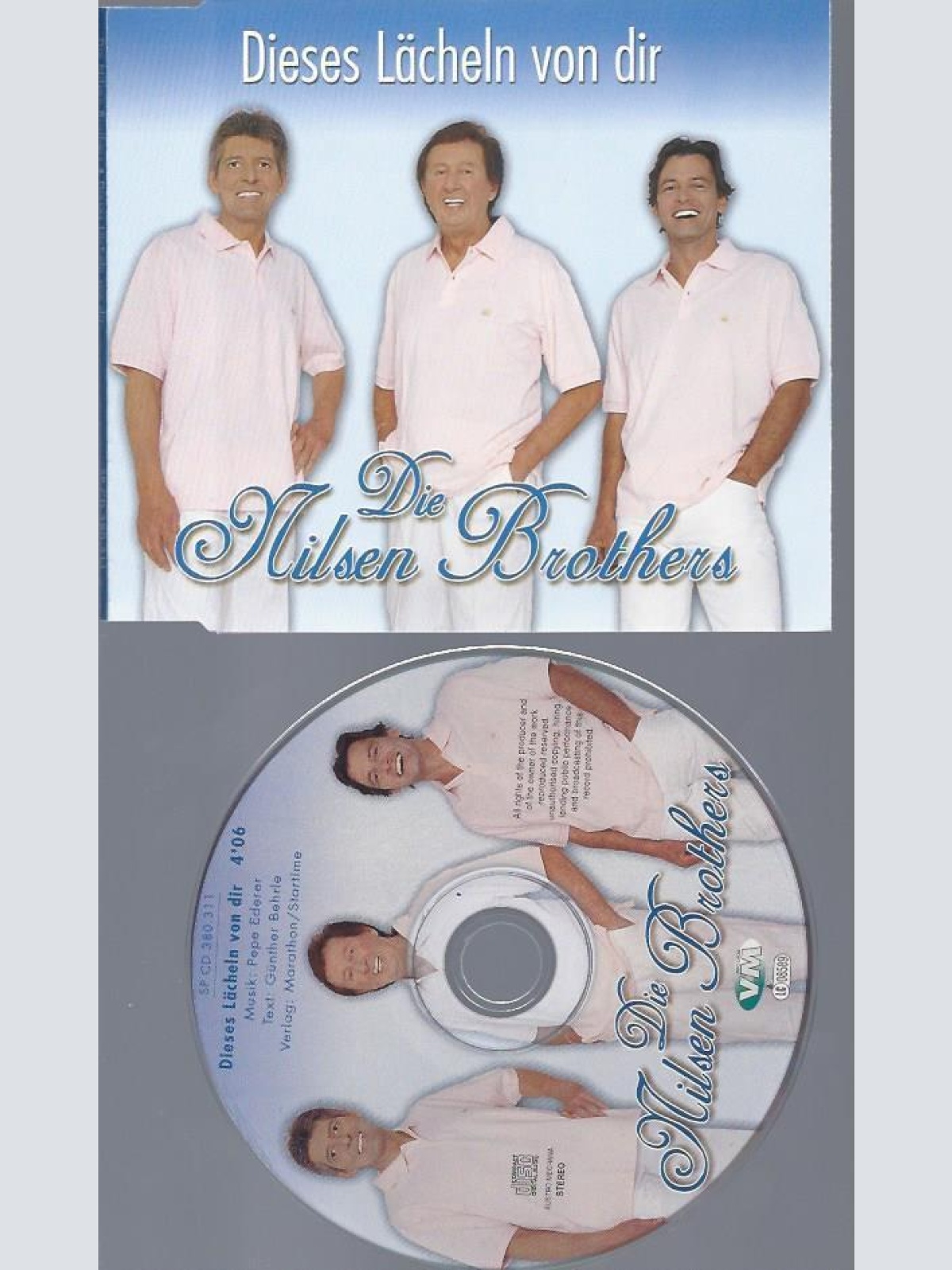 CD--DIE NIELSEN BROTHERS DIESES LÄCHELN VON DIR