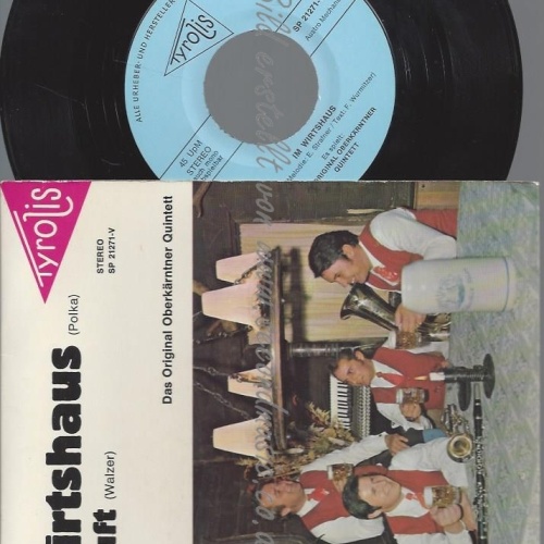7"/DAS ORIGINAL OBERKÄRNTNER QUINTETT IM WIRTSHAUS