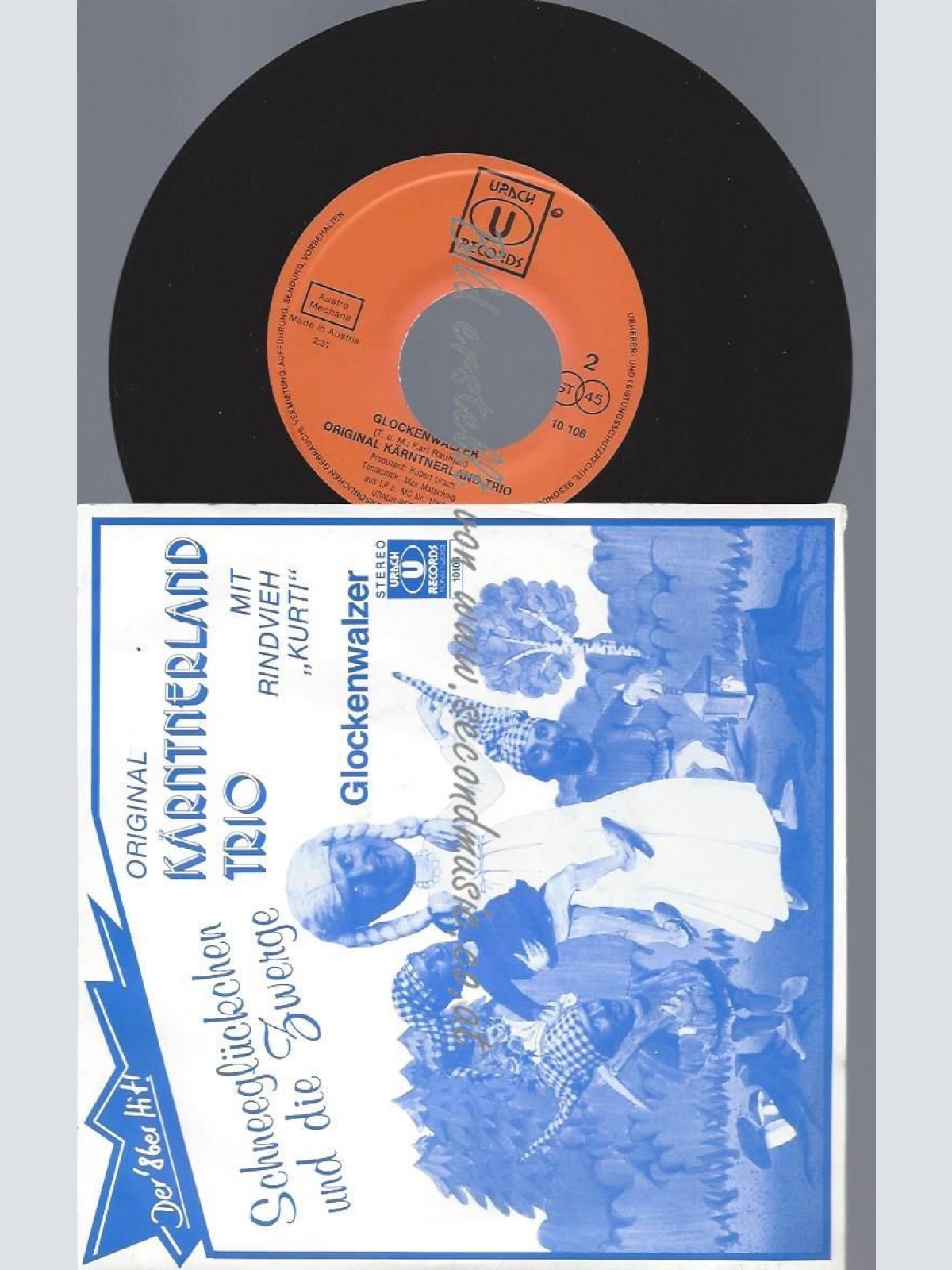 7" ORIGINAL KÄRNTNERLAND TRIO SCHNEEGLÜCKCHEN UND DIE ZWERGE