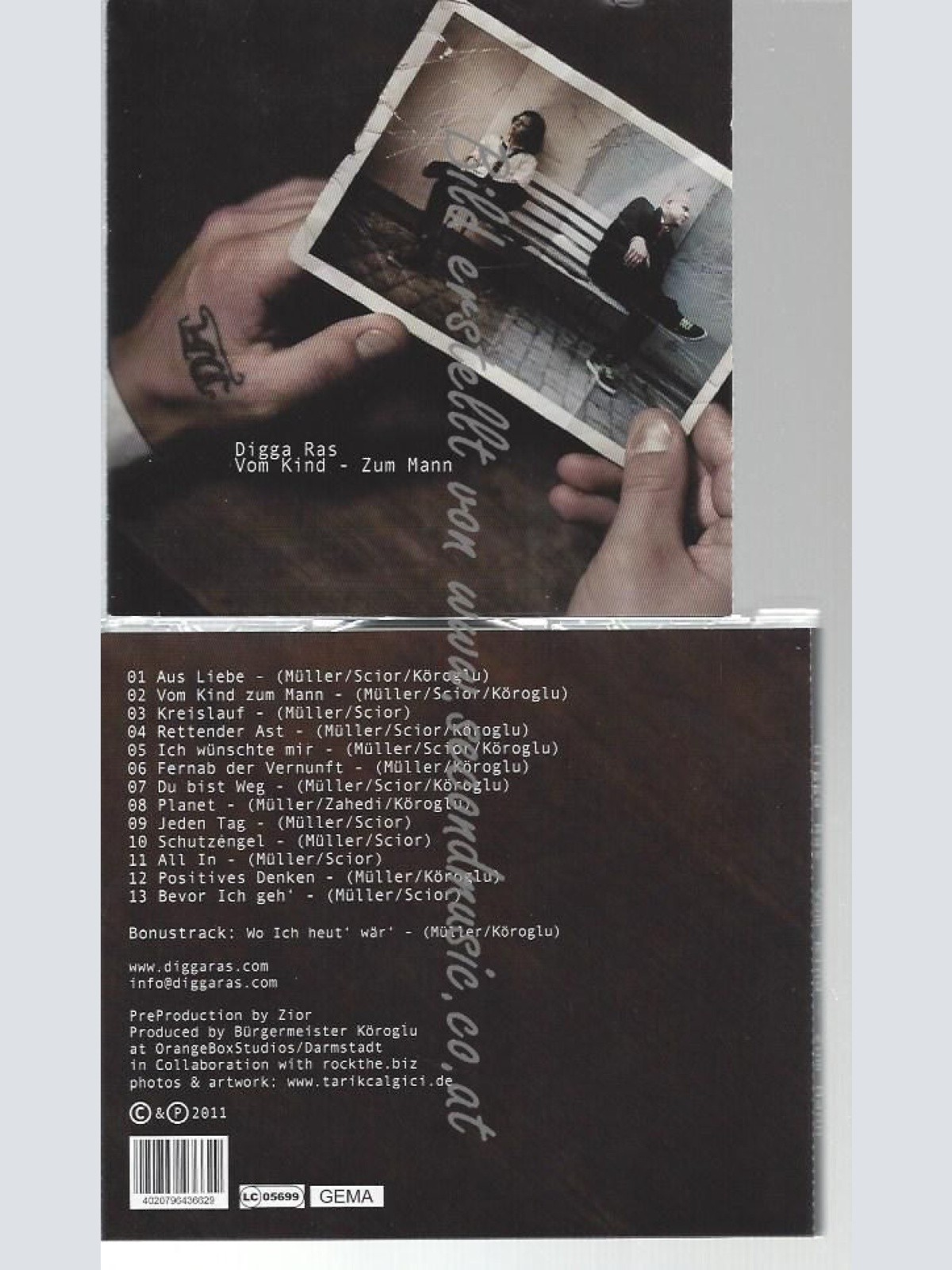 CD--DIGGARAS--    VOM KIND ZUM MANN