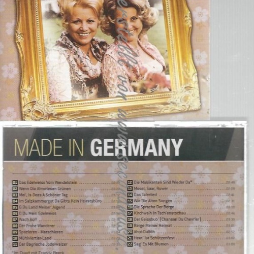 CD--HELLWIG,MARIA & MARGOT--    MADE IN GERMANY