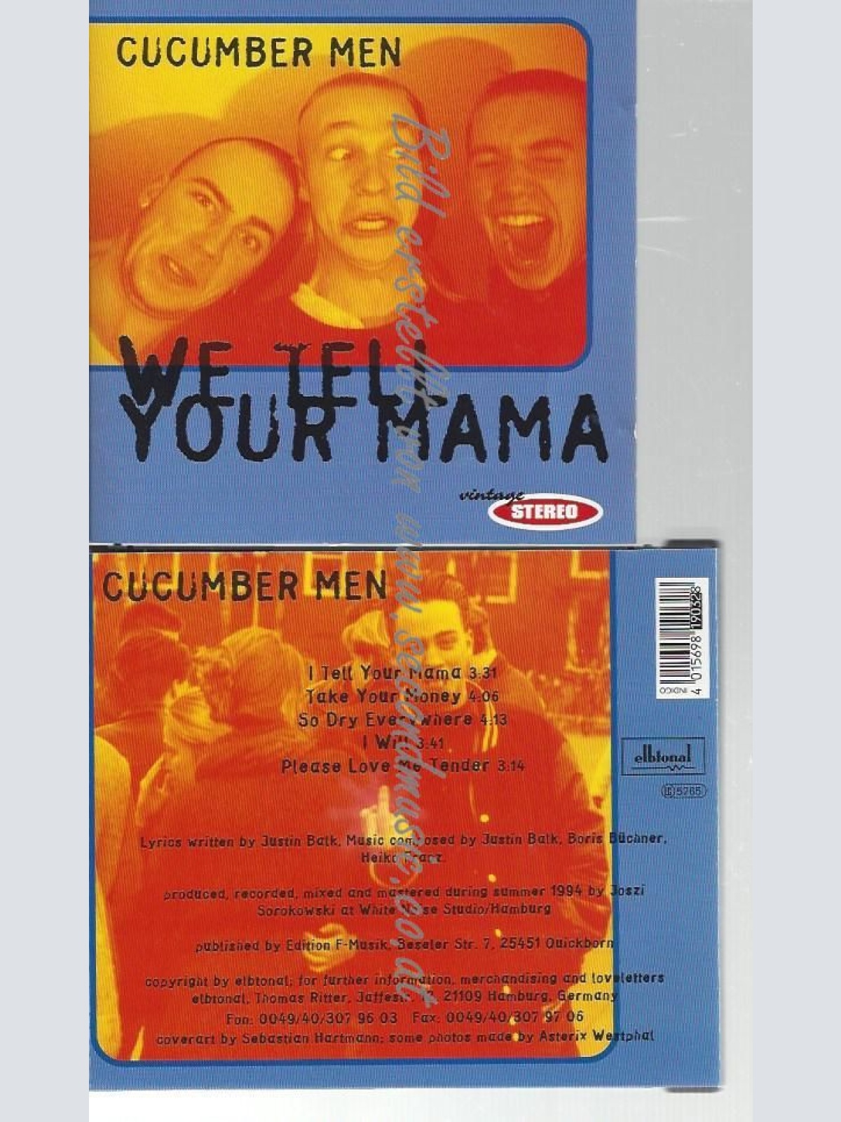 CD--CUCUMBER MEN--    WE TELL YOUR MAMA
