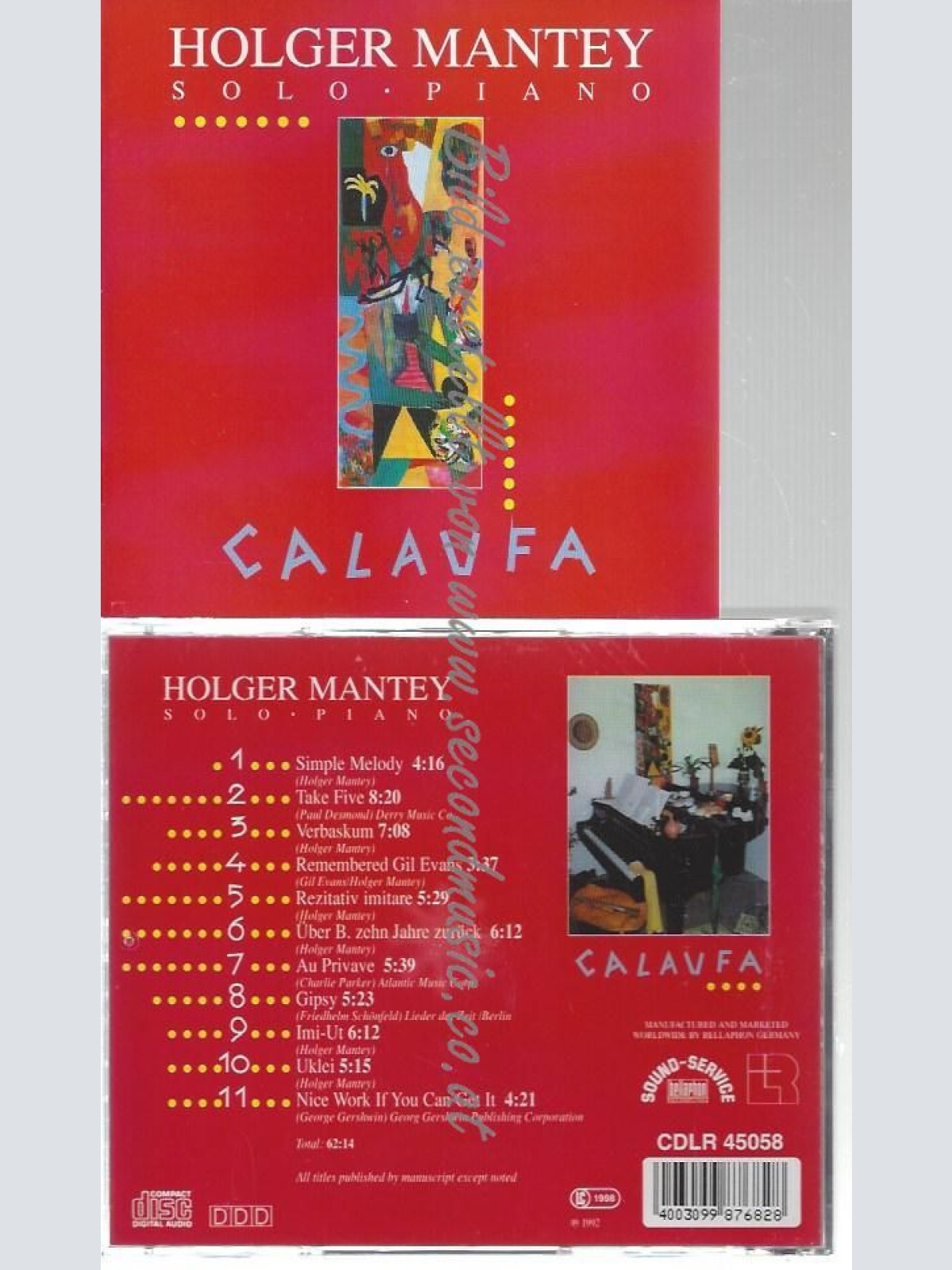 CD--HOLGER MANTEY--    CALAUFA