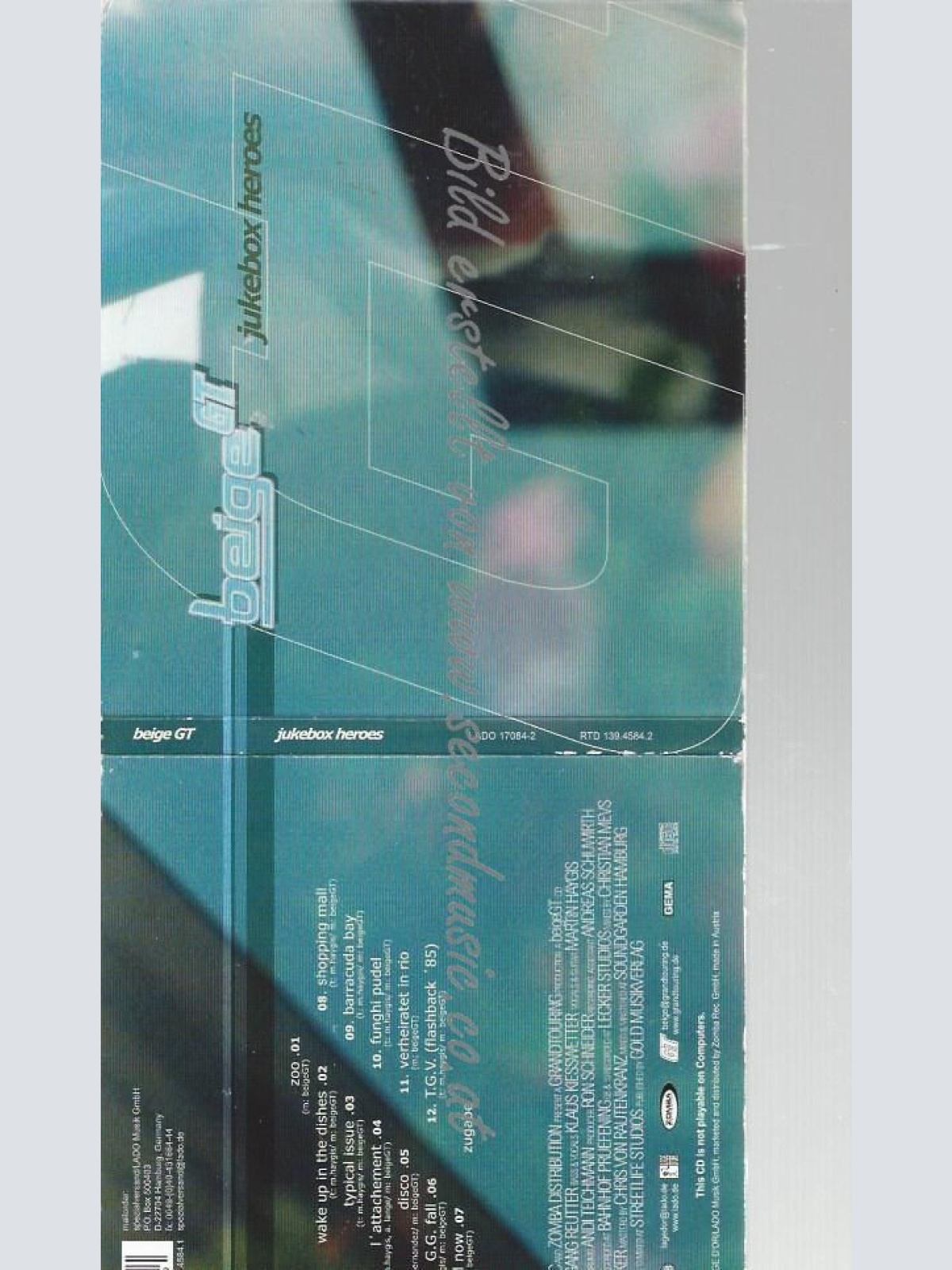 CD--BEIGE GT--    JUKEBOX HEROES