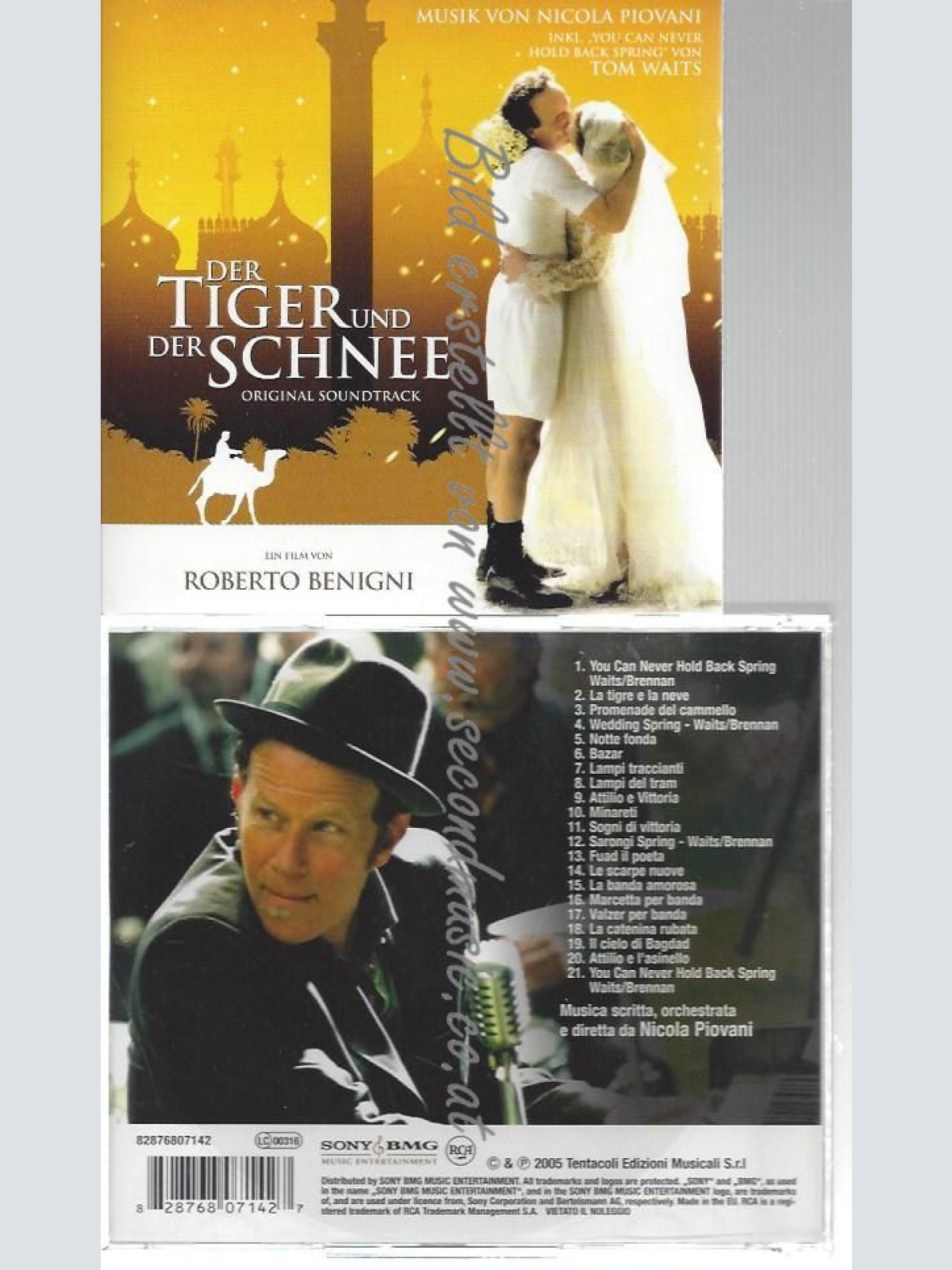 CD--OST UND VARIOUS--    DER TIGER UND DER SCHNEE | SOUNDTRACK
