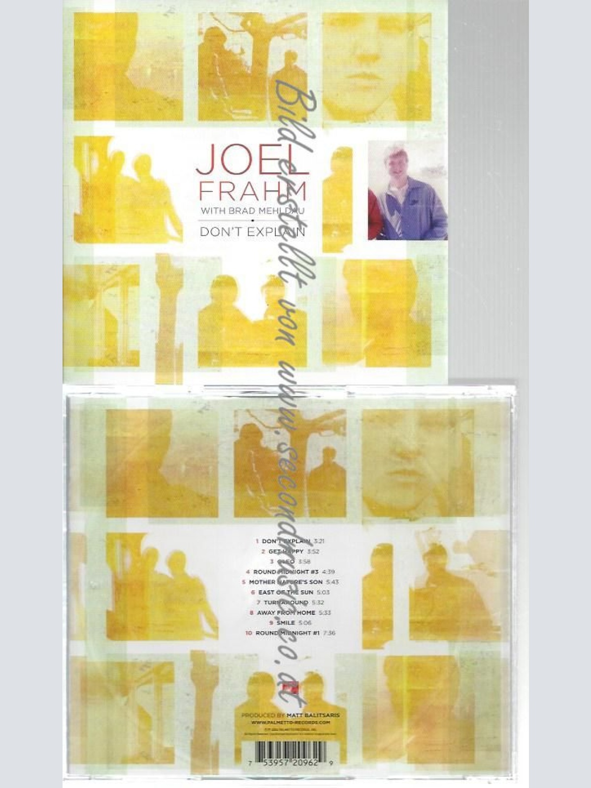 CD--JOEL FRAHM--    DON'T EXPLAIN