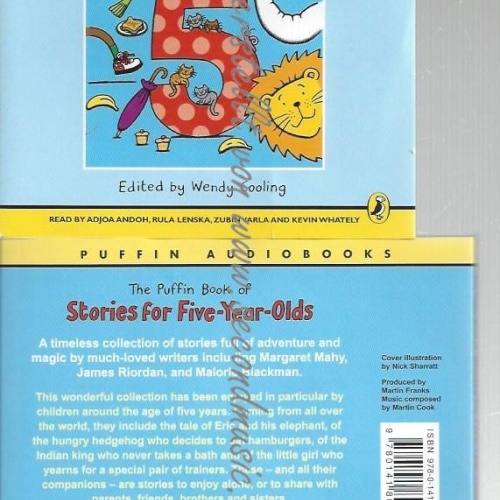 CD--    THE PUFFIN BOOK OF STORIES FOR FIVE-YEAR-OLDS. MÄRZ