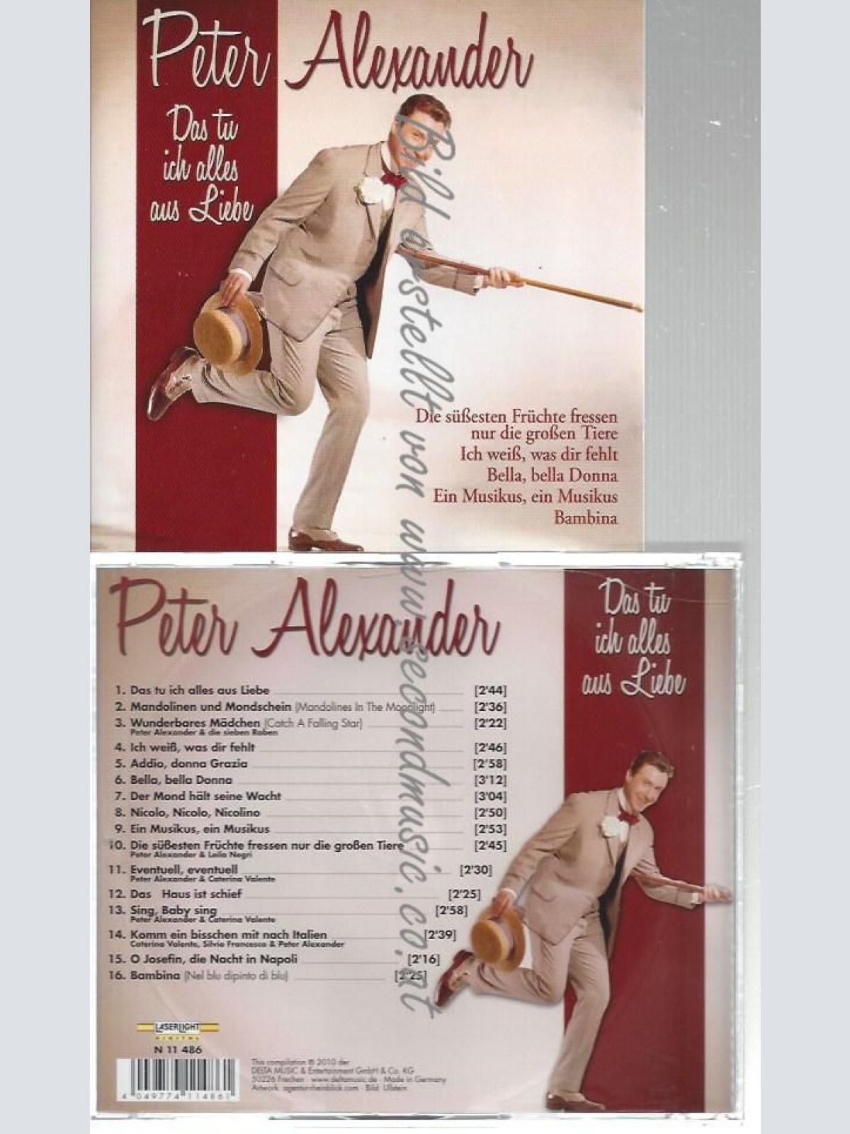 CD--PETER ALEXANDER--    DAS TU ICH ALLES AUS LIEBE