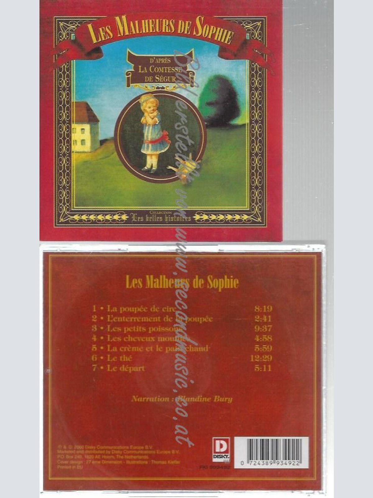 CD--LES CONTEURS--    LES MALHEURS DE SOPHIE