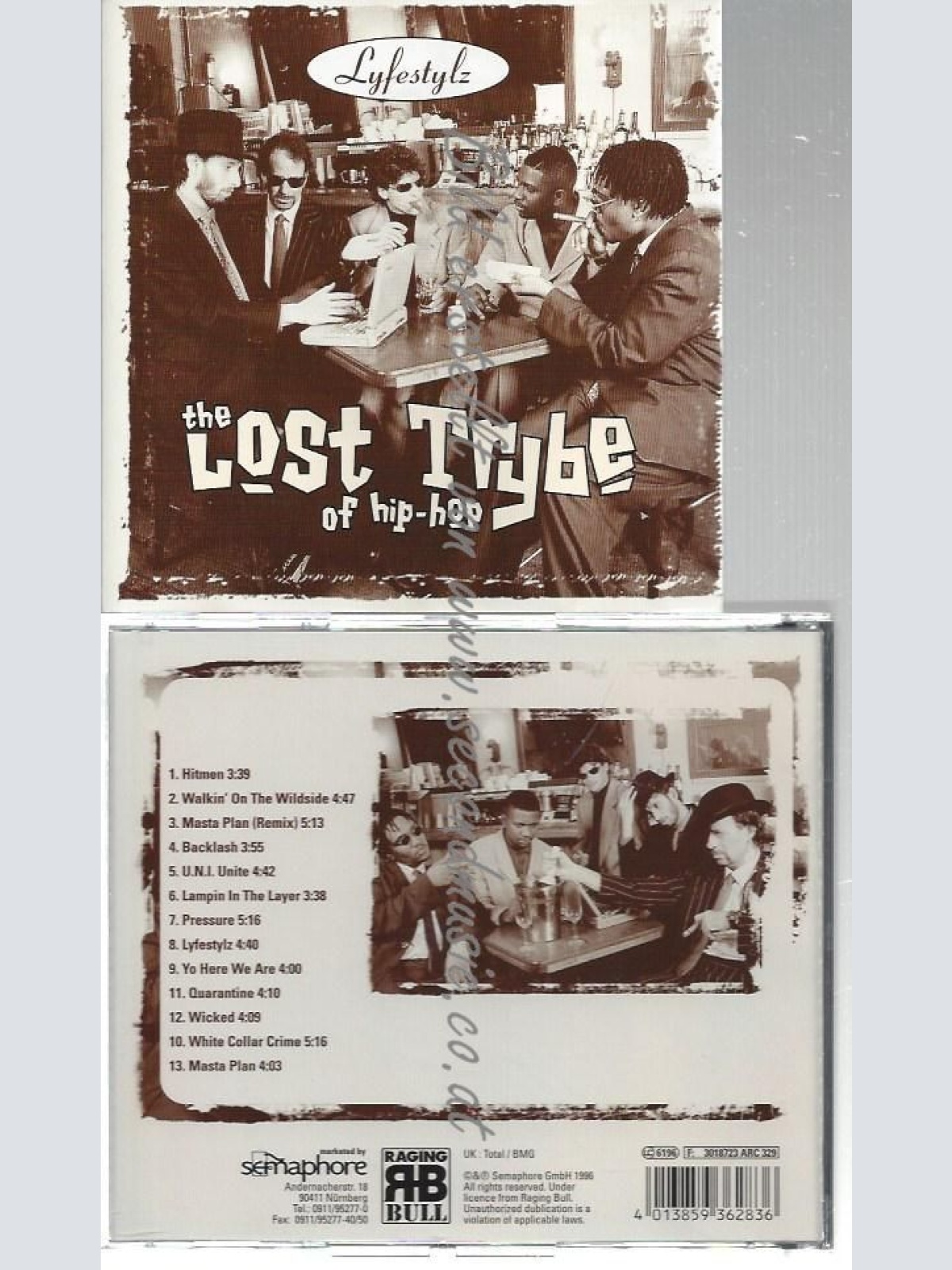 CD-- The Lost Trybe Of Hip-Hop  Lyfestylz