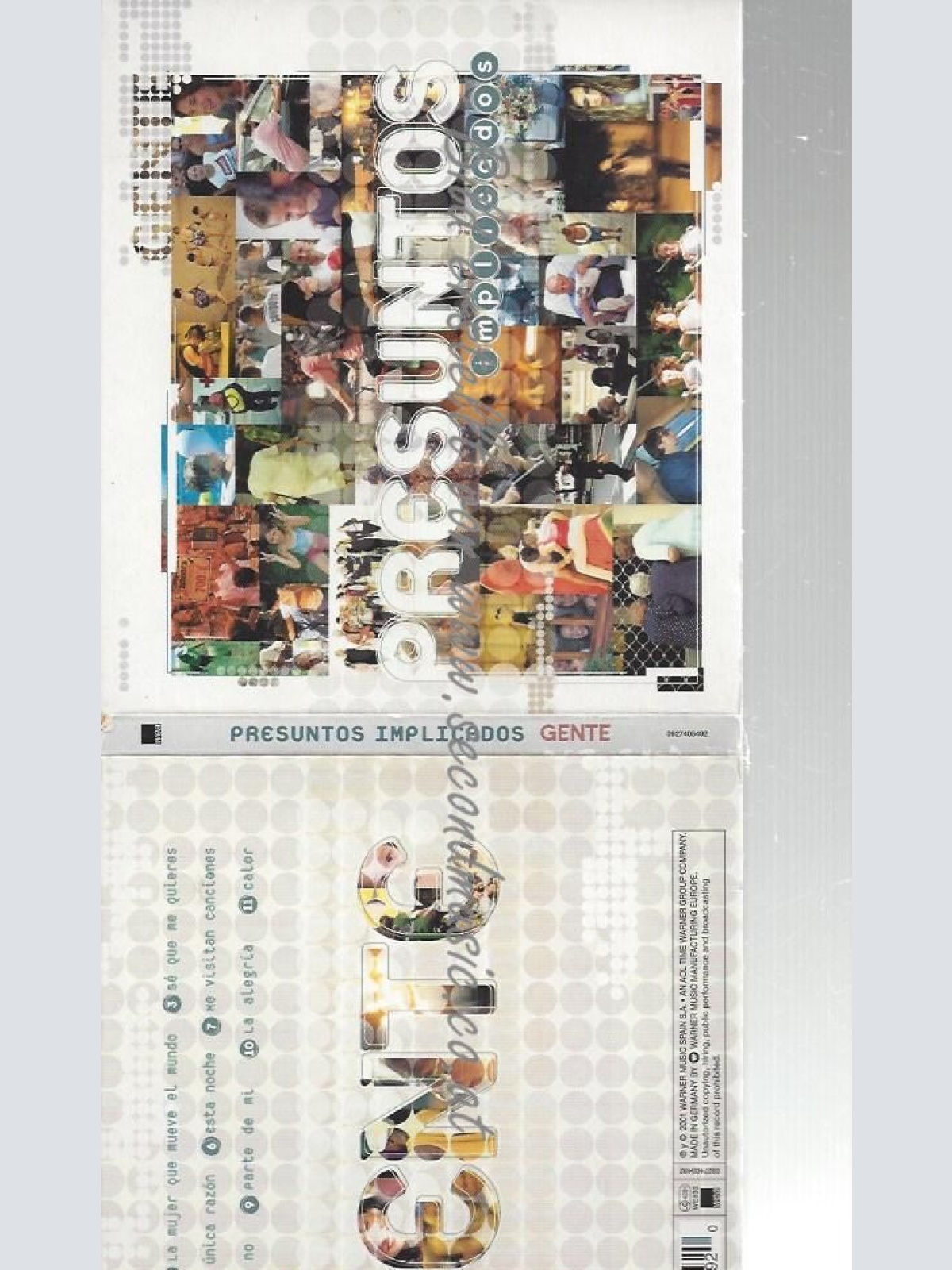 CD--PRESUNTOS IMPLICADOS--    GENTE - REMASTERS