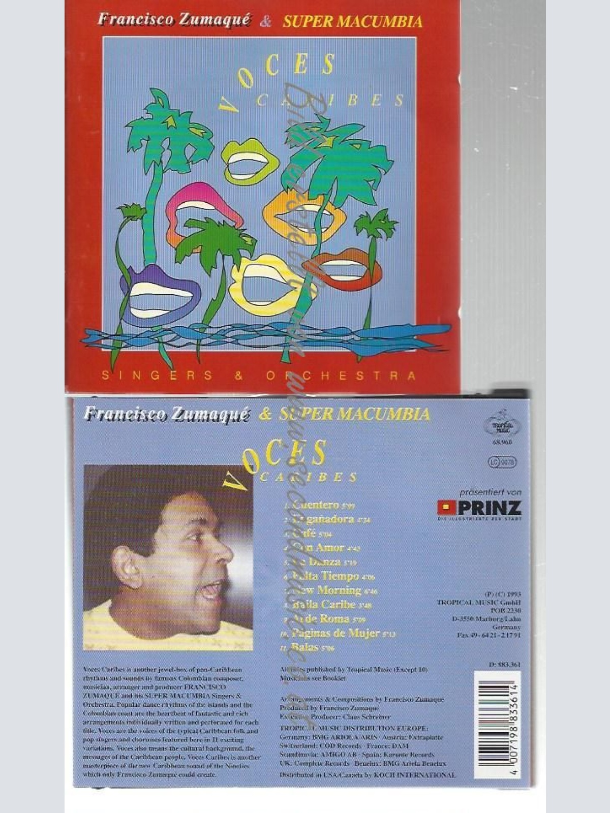 CD--FRANCISCO ZUMAQUE--    VOCES CARIBES