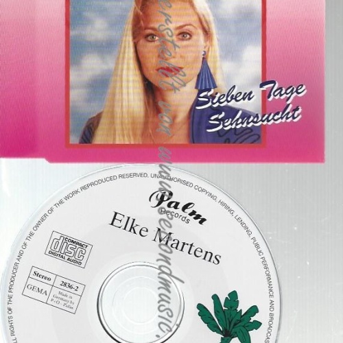 CD--Sieben Tage Sehnsucht // Martens,Elke