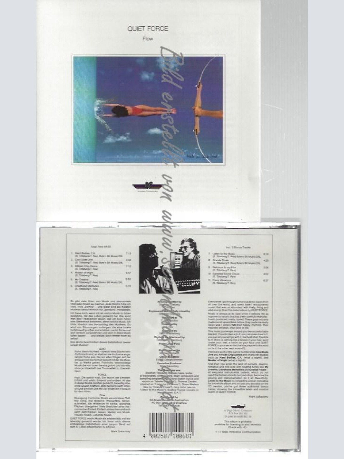 CD--QUIET FORCE--    FLOW