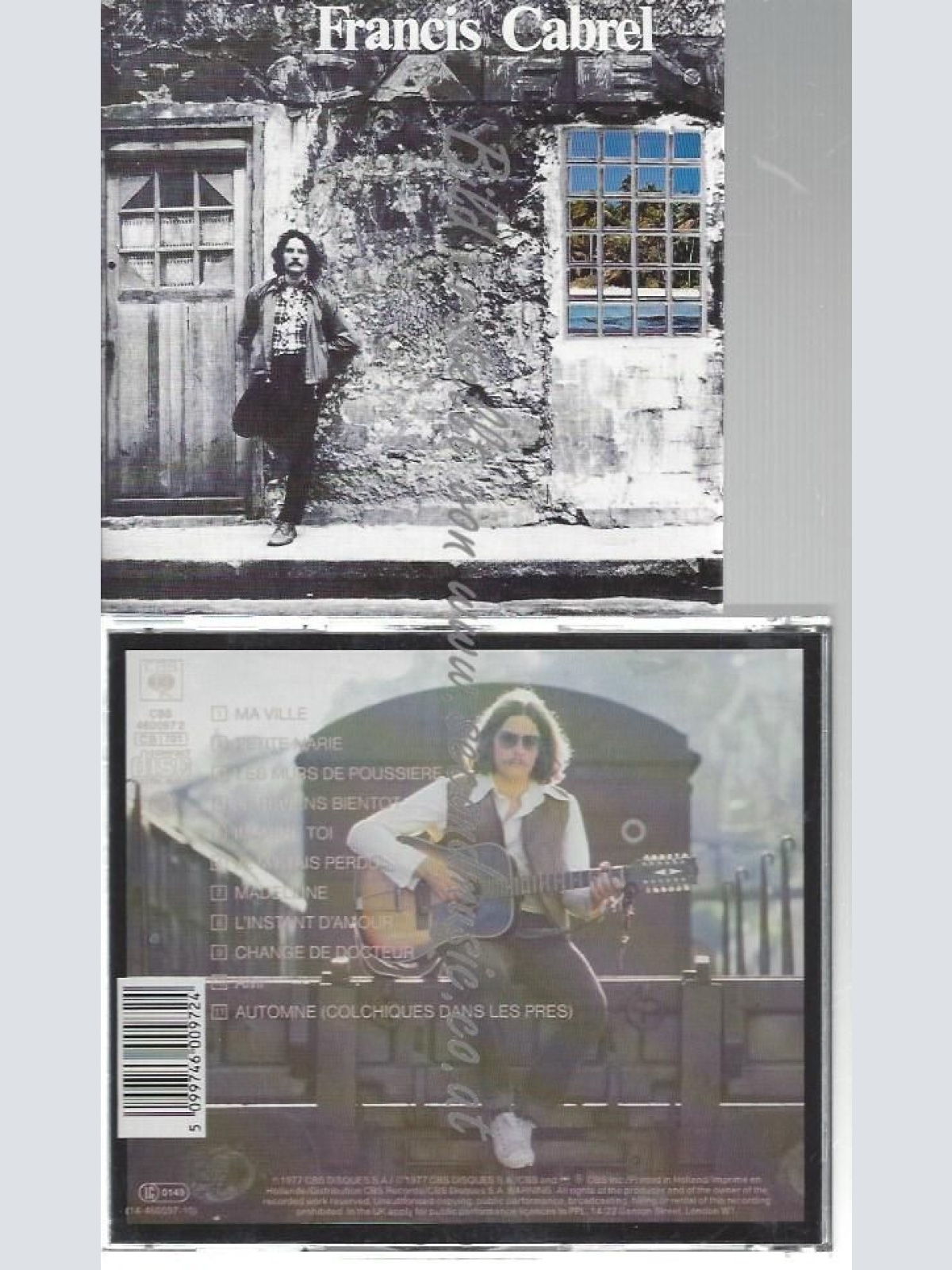 CD--FRANCIS CABREL--    LES MURS DE POUSSIÈRE --