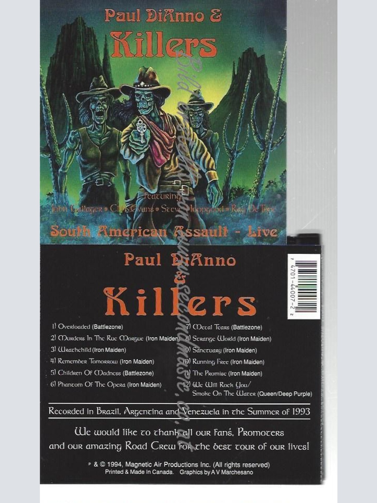 CD--KILLERS--    SOUTH AMERICAN ASSAULT LIVE -DELUXE VERSION-