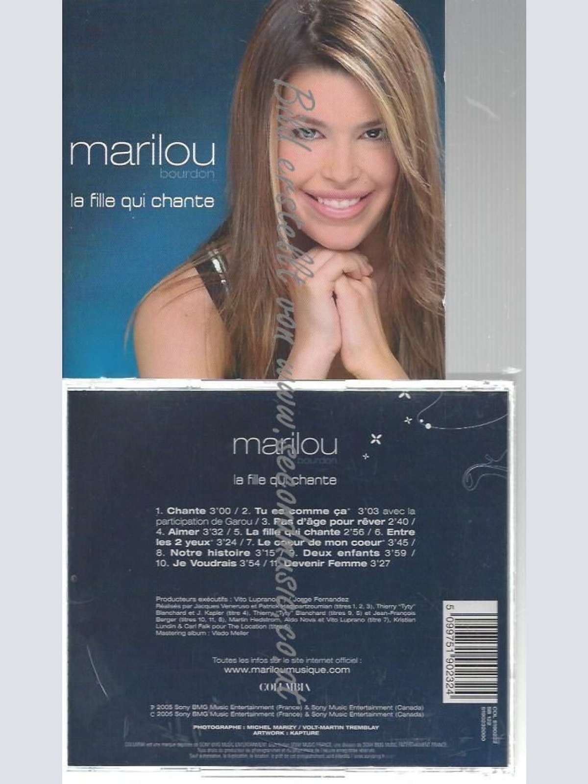 CD--MARILOU--    LA FILLE QUI CHANTE