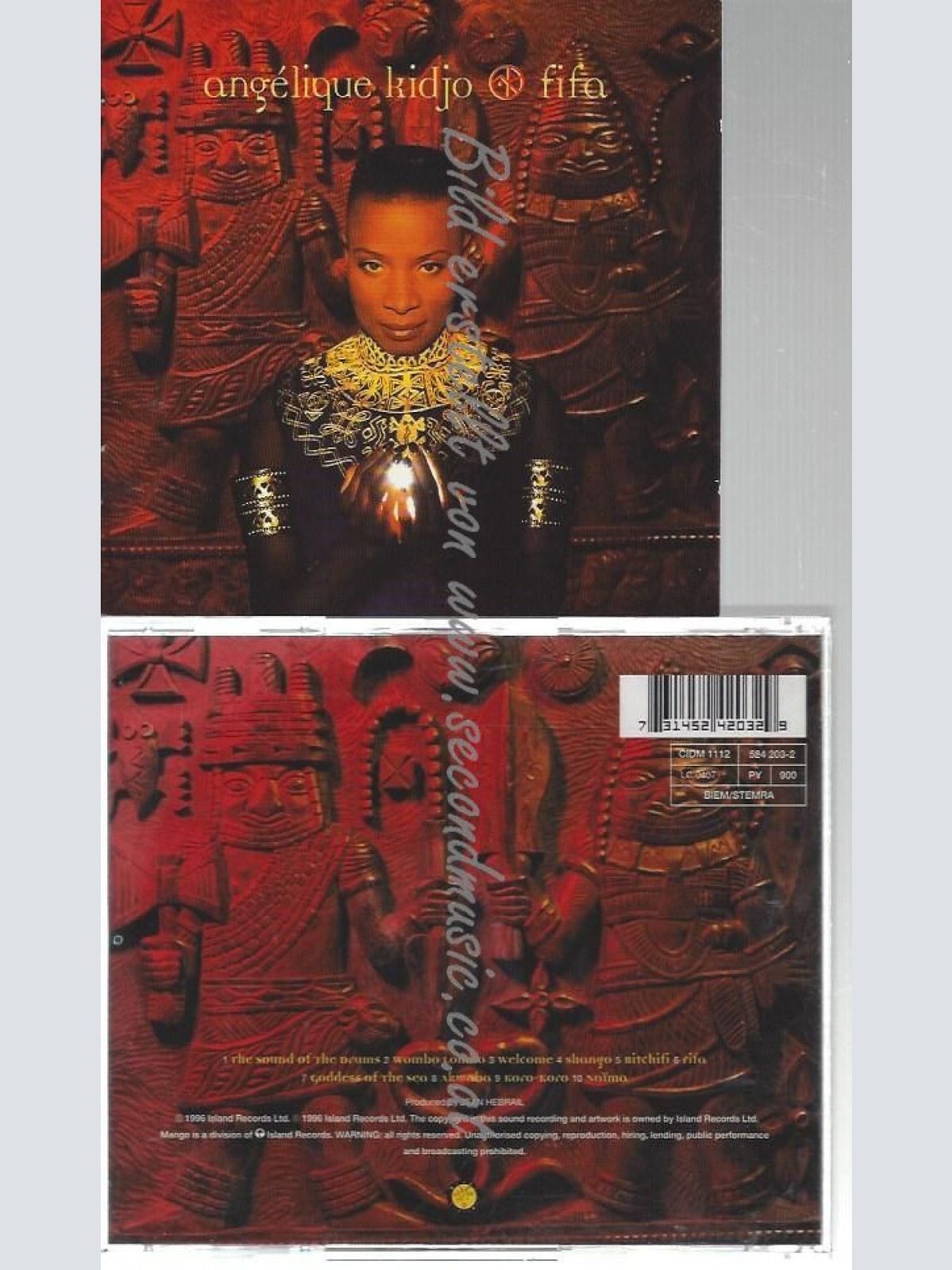 CD--Fifa //  Angelique Kidjo