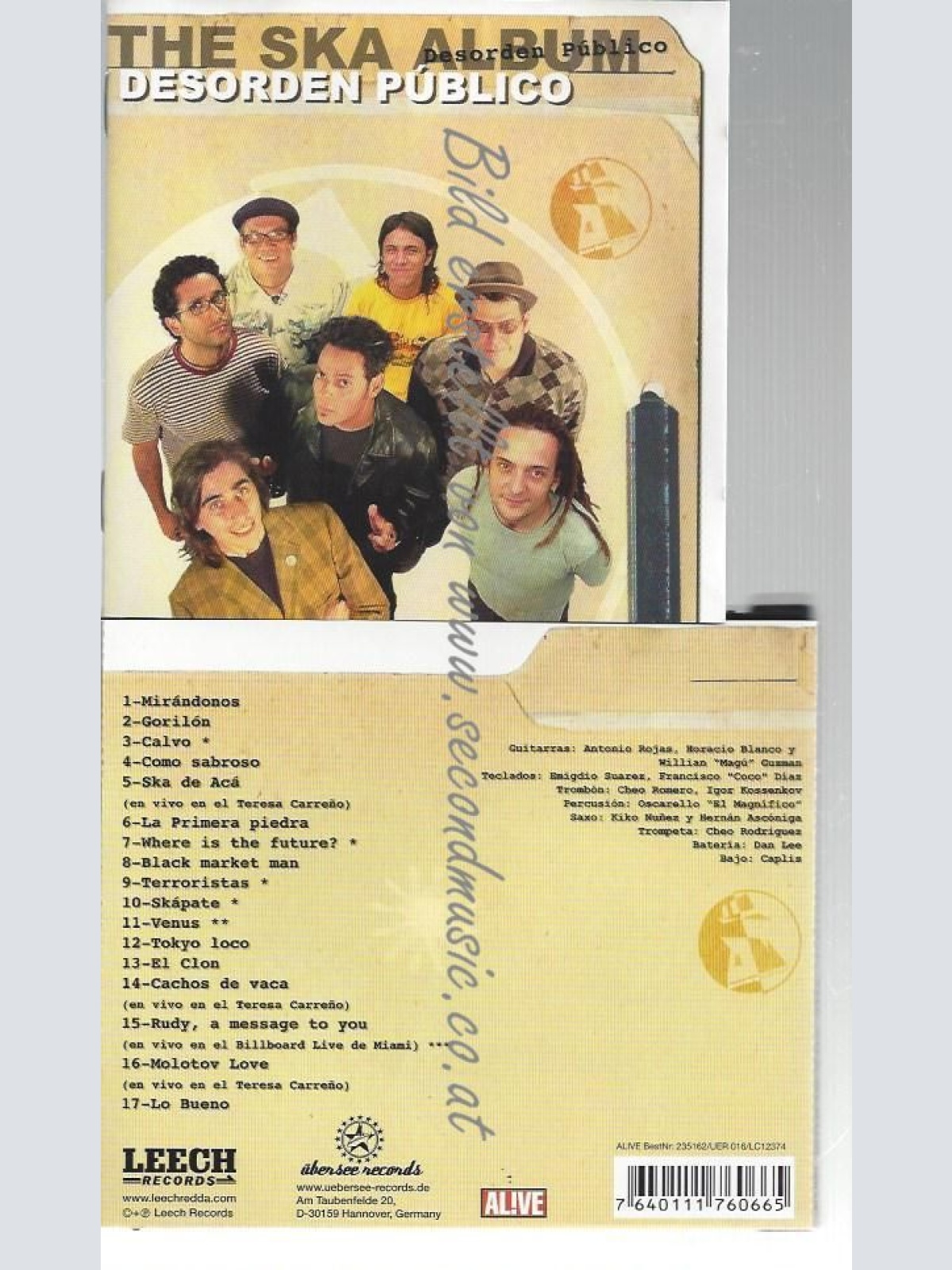 CD--DESORDEN PÚBLICO--    THE SKA ALBUM