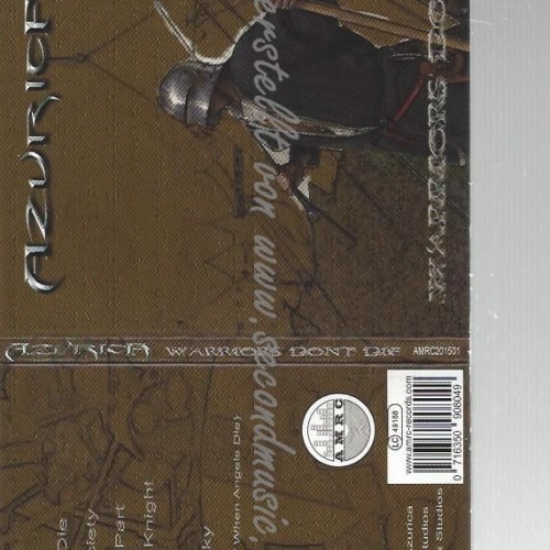 CD--AZURICA--    WARRIORS DON'T DIE