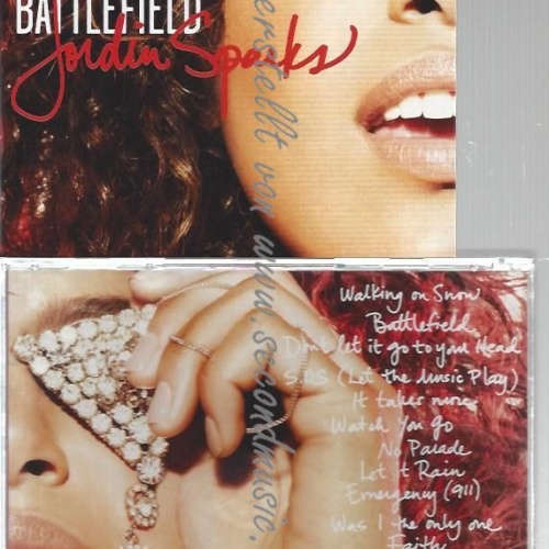 cd-- Jordin Sparks  Battlefield