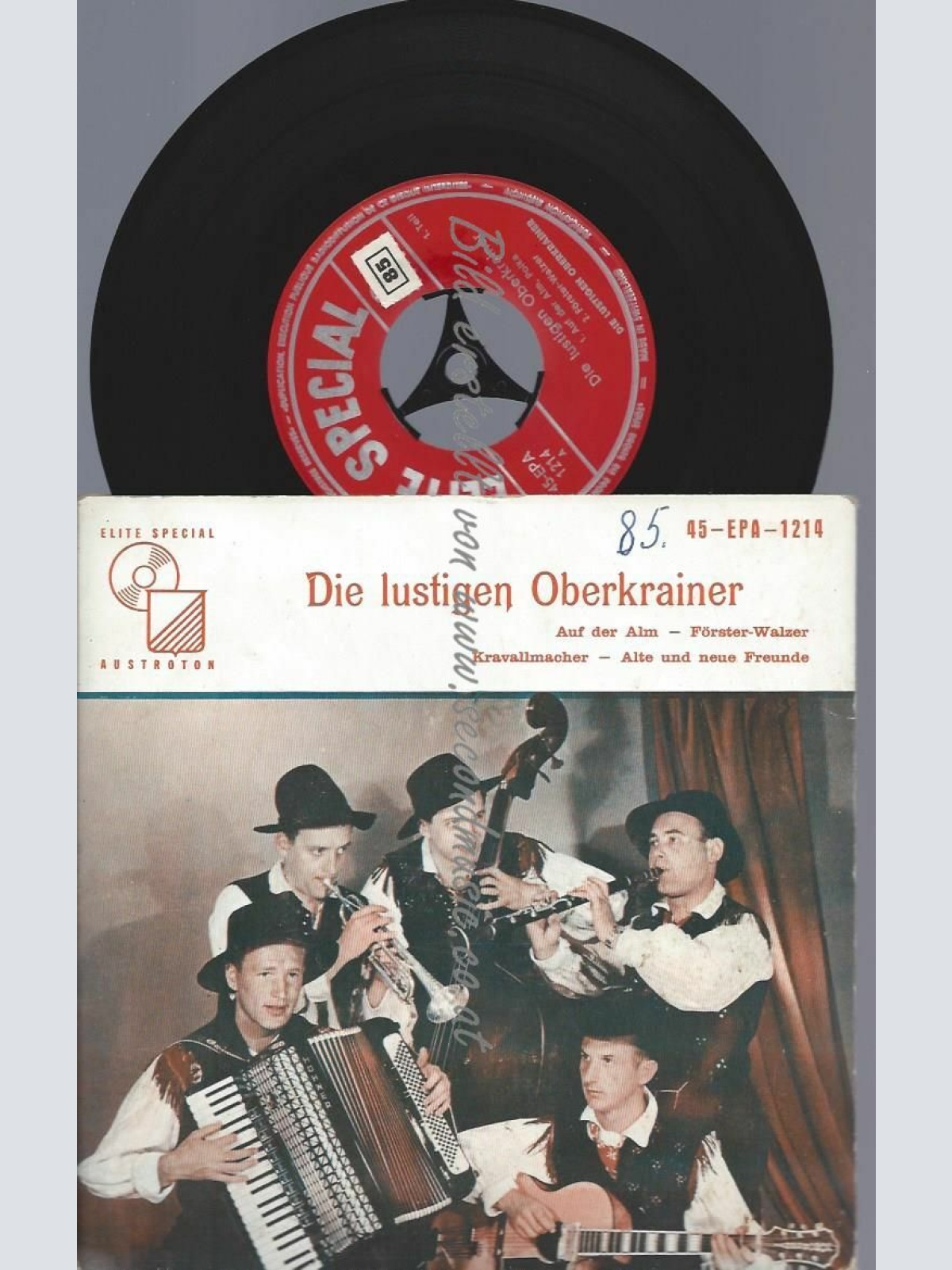 7"EP-DIE LUSTIGEN OBERKRAINER //EPA 1214 // AUSTROTON